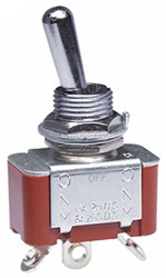 Przełącznik (Wł.)-wył.-(wł.) średnica wycięcia 12.5mm SPDT NKK Switches Montaż panelowy długość przełącznika 17.5mm