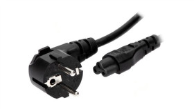 Kabel: 3X0,75Mm2, Cee 7/7 (E/F) Wtyk Kątowy,Iec C5 Żeński Lt-322+535 H05vv-F...