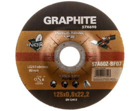 Tarcza tnąca do metalu 125 x 0.8 x 22.2 mm 57A60Z-BF07 57H690