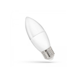 Żarówka E27 LED 8W NW 230V SPECTRUM Świeczka Biała neutralna