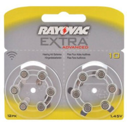 12 x baterie do aparatów słuchowych Rayovac Extra Advanced 10 MF