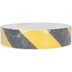 Ultratape Black and Yellow Non Slip Hazard Tape 50mm x 18.3m
