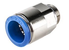 Złączka pneumatyczna G 3/8 męskie Wciskane 16 mm Festo Adapter gwintowany prosty G 3/8 męskie
