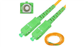Patchcord Jednomodowy, Simplex, G.657A2, 3Mm, 1M Extralink Sc/Apc-Sc/Apc