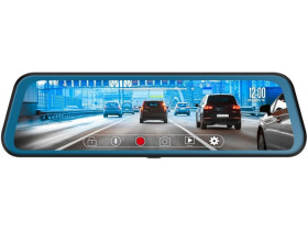 Lusterko samochodowe Peiying Basic z rejestratorem i kamerą...