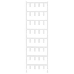 Weidmüller 1746030001 VT SF 4/12 NEUTRAL WS V0 Oznacznik na przewody Sposób montażu: zaciskanie Pole powierzchni etykiet