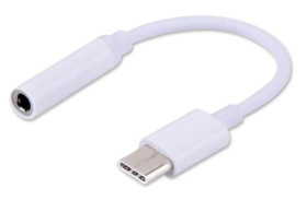 Adapter komputerowy USB C wtyk / gniazdo stereo Jack 3,5mm