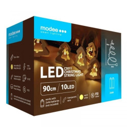 Lampki choinki BAT modee 0,9m WARM 10LED ML-C3011