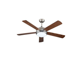 VT-6052-5 Lampa sufitowa LED z wentylatorem lumen: 1500 ilość ramion: 5 sterowanie: pilot silnik: 60W 7913 V-TAC