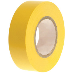 Faithfull 00351920YETB PVC Electrical Tape Yellow 19mm x 20m