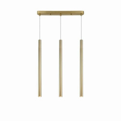 Lampa wisząca LUNGO 3 linia złota LP-894/3L GD Light Prestige