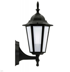 Kinkiet Ogrodowy Lampa Elewacyjna LIGURIA-LT Góra 1xE27 Czarna - GOLDLUX