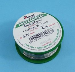 Sn96,3Ag3,7 Q 0,70 100g BEZOŁOW.CYNEL