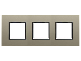 DANTE Ramka 3 potrójna satyna krem 4550283 KOS