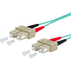 Metz Connect 151J1EOEO20E Fibreglass FO Cable Turquoise 2m SC-SC OM3