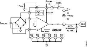 G = 50, CMOS Sensor Amplifier with Current Excitation