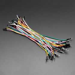Premium Colourful Silicone Extension Jumper Wires - 200mm x 30 pc - Multi-Coloured