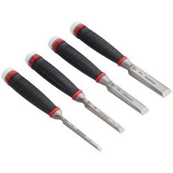 Hultafors 390671 HDCS4 Heavy-Duty Chisel Set, 4 Piece (6-25mm)