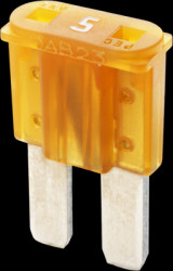 Automotive flat fuse, 5 A, 32 V, beige, (L x W x H) 9.1 x 3.8 x 15.3 mm, FM2005