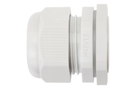 Dławnica kablowa poliamidowa M40 IP65 AKM 40 jasnoszara 3600213
