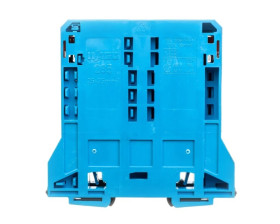 Złączka szynowa 2-przewodowa 95mm2 niebieska 285-194