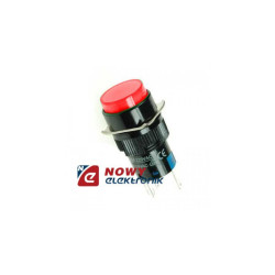 Przełącznik LAS1AY11ZR 24V ON-ON 16mm czerwony bistabilny 5A/230V