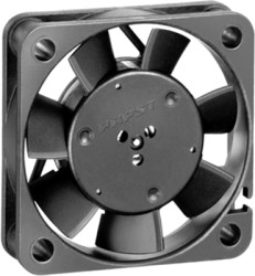 DC axial fan, 24 V, 40 x 40 x 10 mm, 8 m³/h, 22.1 dB, sintec slide bearing, ebm-papst 414 F