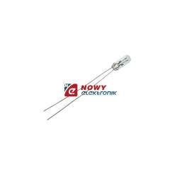 Żarówka 14V/50mA Biała przeźrocz miniaturowa 12V 14V 3x8mm