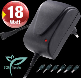 MW 3R15GS ECO-friendly plug-in power supply, max 1500 mA + USB