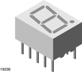 TDSL3150 Low Current 10 mm 7-Segment Display