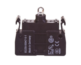 Oprawka z LED czerwona 230V AC M22-CLED230-R 216576