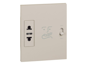 LIVING NOW Gniazdo golarkowe - 3 moduły - piaskowy beż KM4177 LEGRAND