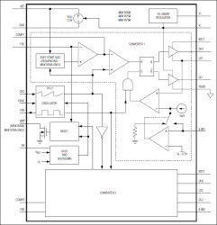 Dual 180° Out-of-Phase Buck Controllers with Sequencing/Prebias Startup and POR