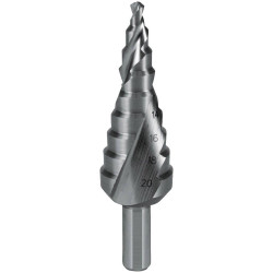 RUKO 101051E Step Drill Bit 4-20mm HSS Co 5 High Cutting Performance