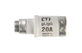 Wkładka bezpiecznikowa D02 20A gG 400V AC/250V DC E18 002212001