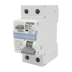 Wyłącznik różnicowo-prądowy z członem nadprądowym 2P B16A 30mA typAC