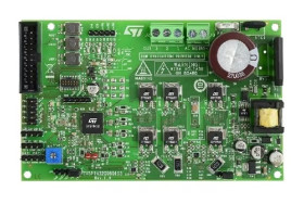 Zestaw badawczo-rozwojowy – zarządzanie zasilaniem STMicroelectronics Falownik 3-fazowy Płytka ewaluacyjna Silniki PMSM