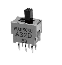 Przełącznik suwakowy, DPDT, montaż PCB, 0,4 VA, Nidec Components