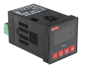 Timer Relay Montaż na panelu 24V ac/dc SPDT 1-stykowy RS PRO SPDT jednofunkcyjny