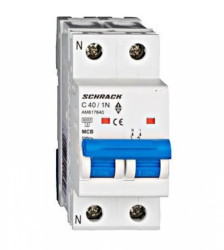 Wyłącznik instalacyjny 6kA, C 40A, 1+N Seria AMPARO