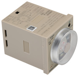 Timer Relay Szyna DIN 12 → 48 V dc, 24 → 48V ac DPDT 2-stykowy Omron DPDT 0.1 s → 600h H3CR