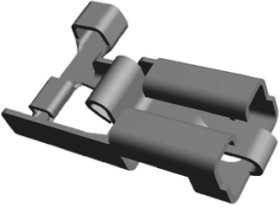 Konektor płaski Żeński 7.4 x 4.1mm długość 18cal Izolacja: Nieizolowane