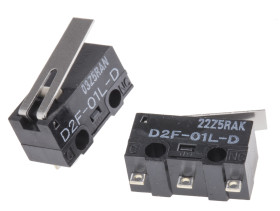 Łącznik Micro z dźwignią Omron SPDT IP40