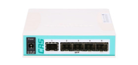 Switch 1x RJ45 1000Mb/s, 6x SFP MikroTik CRS106-1C-5S