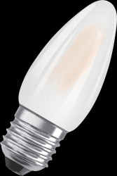 4058075435025 LED candle E27, 4,5 W, 470 lm, 2700 K, filament, dimmable
