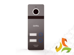 Dwurodzinny zewnętrzny panel wideo srebrny TYP: VO-802S ZAMEL