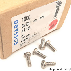 1541986 M3X12/BN3311 DIN7985A SCREW BOSSARD