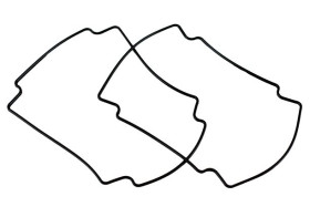 Uszczelka Uszczelka 1554NGASKET Krzem Obudowa 1554 i 1555 N, N2 i P2, P