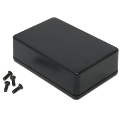 Hammond 84x56x23mm ABS Multi-Purpose Enclosure (1591XXMBK) [Discontinued]
