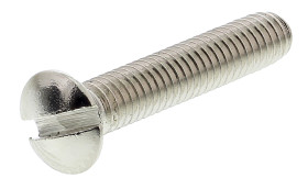 Śruba maszynowa M3 łeb z łbem stożkowym Mosiądz długość 16.0mm skok 0.50mm